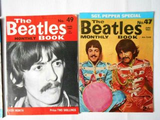 The Beatles Monthly Books x10 1966 - 1967 No.  s 40 - 49 Vintage Magazines 4