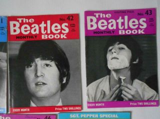 The Beatles Monthly Books x10 1966 - 1967 No.  s 40 - 49 Vintage Magazines 6