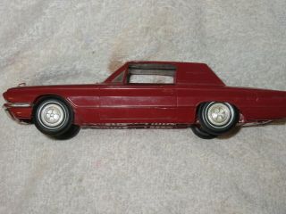 AMT Promo model vintage 1966 Ford Thunderbird 1/25 glossy red t bird sexy 5