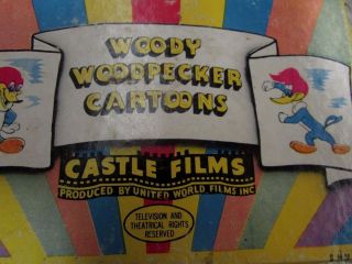 VINTAGE 8MM FILM CASTLE FILMS WOODY WOODPECKER CARTOON MOVIE 2
