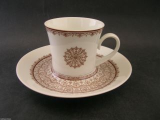 Bidasoa Vintage European Porcelain Demitasse Tea Coffee Cup Saucer Spain C1960s