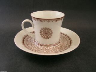 BIDASOA Vintage European Porcelain Demitasse Tea Coffee Cup Saucer Spain c1960s 2