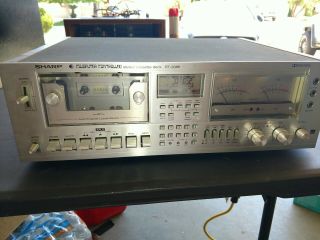 Sharp Rt - 3388a Computer Controlled Cassette Tape Deck -
