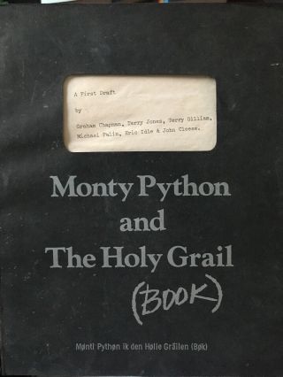 Monty Python And The Holy Grail 1977 Uk Film Script Book