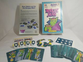Vintage Boogey Man Card Game 1987 Monster Big Deal Games Milton Bradley Complete