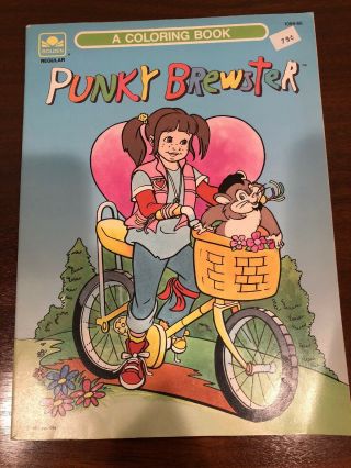 Punky Brewster Coloring Book 1986 Vintage 80’s