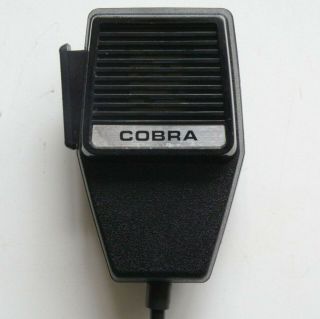 Vintage Cobra 600 - Ohms 4 - Pin Cb Radio Microphone,  In