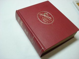Vintage Holy Bible The American Bible (nab) Red Rembrandt Edition Gold Pages