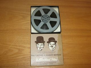 Vintage 8mm Film Laurel & Hardy Leave 