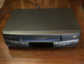 Panasonic Omnivision 4 Head Vcr Pv - 8451 Video Recorder Player Pv8451 No Remote