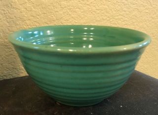 Vintage Bauer Pottery Los Angeles No.  36 Ringware Mixing Bowl Jade Green