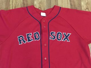 MENS XL - Vtg MLB Boston Red Sox 45 Pedro Martinez Majestic Sewn On Jersey USA 3