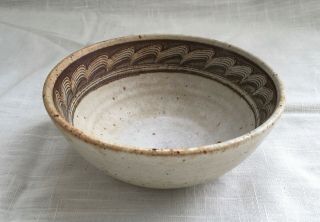 Vintage Hand Thrown Studio Art Pottery Bowl - Signed Corum 1980