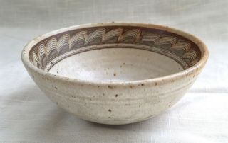 Vintage Hand Thrown Studio Art Pottery Bowl - Signed Corum 1980 6