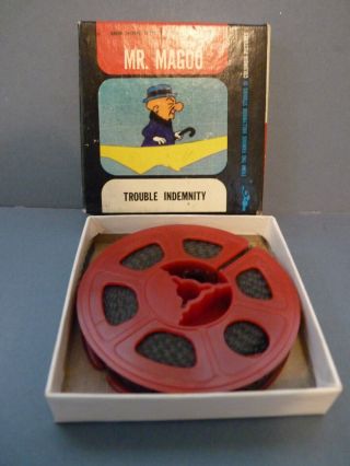 Mr.  Magoo Trouble Indemnity 8 Mm Columbia Pictures With Sound