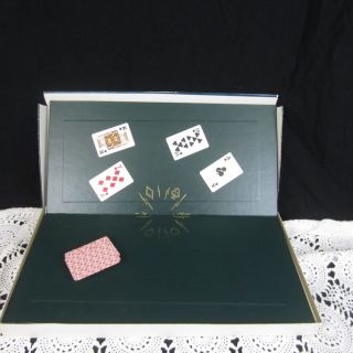 Vintage Kling Magnetic Playing Cards Game Board Windproof Made USA 5