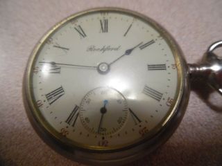 Vintage Rockford Pocket Watch Repair Or Parts