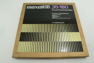 Maxell Ud 35 - 180 Reel To Reel Tape 10.  5 Inch Metal Reel 3600 
