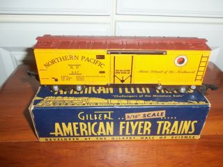 Vintage American Flyer 647 Reefer Box Car Northern Pacific,