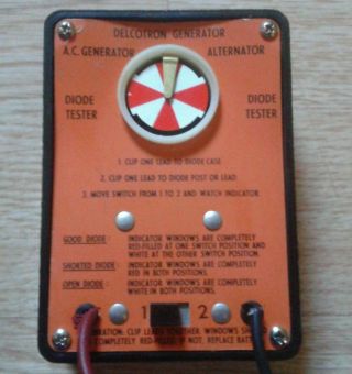 Vintage United Delco Diode Tester M1 - 136