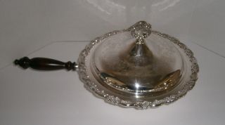 Vintage Dumaurier 3pc.  Oneida Silverplate Chafing Dish / Pan With Liner & Lid