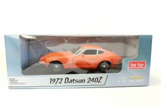 Vintage Sun Star 1972 Datsun 240z Die - Cast Car 1:18 Scale Metal Die - Cast