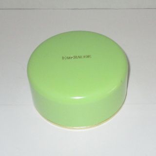 Emeraude Coty Dusting Powder 4 Oz.  Green Container Puff Vintage