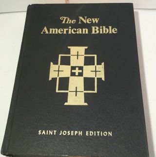 The American Bible – Large Type St.  Joseph Edition Catholic 1970