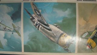 Vintage 1966 Revell Air Aces of World War Two 3 planes 1:72 Scale 4