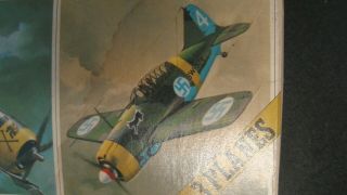 Vintage 1966 Revell Air Aces of World War Two 3 planes 1:72 Scale 5
