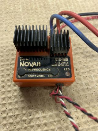 Vintage Novak 410 - M5 Esc 4 - 10 Cell Associated Losi 204