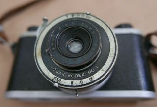 1930 ' s Kodak 35 Camera,  50MM f5.  8 Lens,  Kodex No.  1 Shutter,  Film, 5