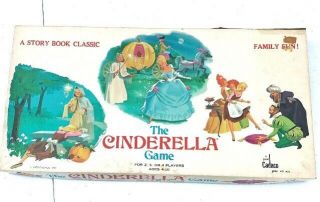 Vintage The Cinderella Board Game (1975) A Storybook Classic / Cadaco