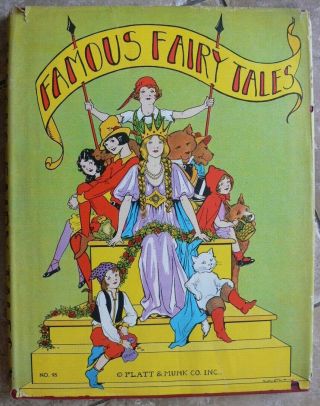 Vintage Platt & Munk Co.  Book Famous Fairy Tales (peter Pan,  Sleeping Beauty, )