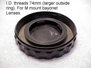 Leica Leitz Bubble Case Bottom | Fits M Mount Lens | $7 |