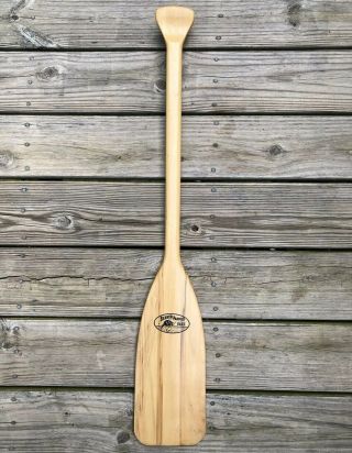 Vintage Beaver Brand Paddles And Oars Leatherwood Mfg Wooden Cabin Decor 35.  5”