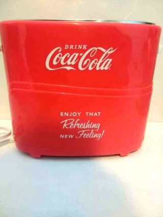 Nostalgia Vintage Retro Series Coca - Cola 2 Pop Up Hot Dog Bun Toaster Oven