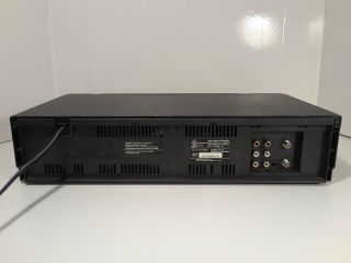 RCA VR708HF 4 Head VCR VHS Player Recorder HI - FI Stereo Green Light 4