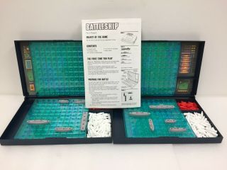 Battleship 1978 4730 Milton Bradley Vintage Board Game Complete Travel No Box