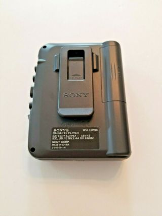 Vtg Sony Walkman WM - EX190 Mega Bass Portable Cassette Player 2