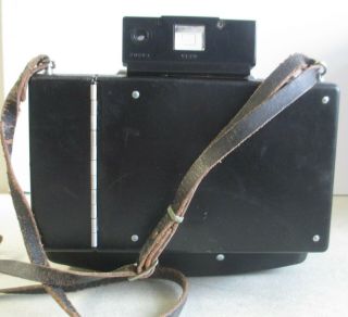 VINTAGE POLAROID AUTOMATIC 100 LAND CAMERA W/ CASE FLASH FILM FILTER TIMER CABLE 4