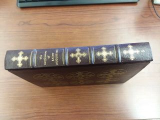 The Confessions of Saint Augustine,  Easton Press,  Leather Bound Hardcover,  1979 2
