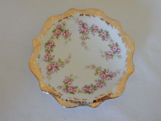 Lovely Vintage Royal Albert Dimity Rose Pin Dish Bowl Plate Bone China England