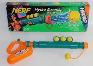 Nerf Hydro Bazooka Vintage Water Gun Cannon W/box Kenner 1992