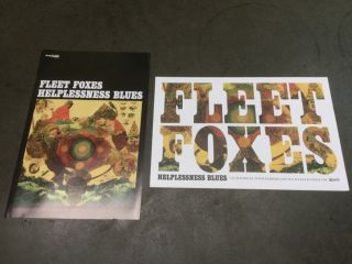 2 Duo Promo Vintage Fleet Foxes ‎– Helplessness Blues Posters Sub Pop