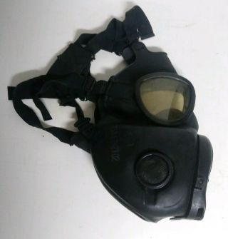 Vintage Us Military Army M17 Chemical Biological Gas Mask Black -