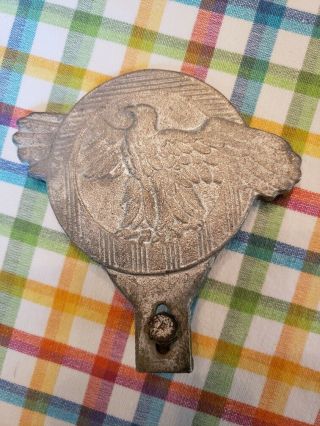 Vintage Hood Ornament Topper Emblem - - Eagle