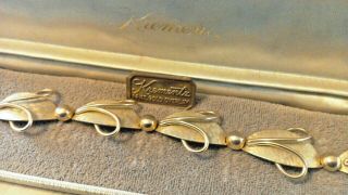Vintage Costume Jewelry Krementz 1950s? Bracelet Estate Find 14k Over