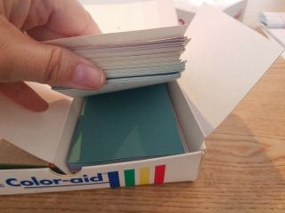 Set Of Vintage Color - aid Swatches 3 X 4 1/2 and 4 1/2 X 6 8