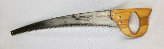 Vintage Large Snap - Cut Hand Pruning Curved Blade Hand Saw - 22.  5 " Blade